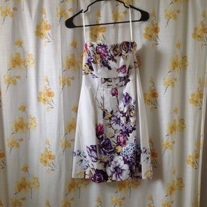 WHBM Strapless Tulip Dress BN